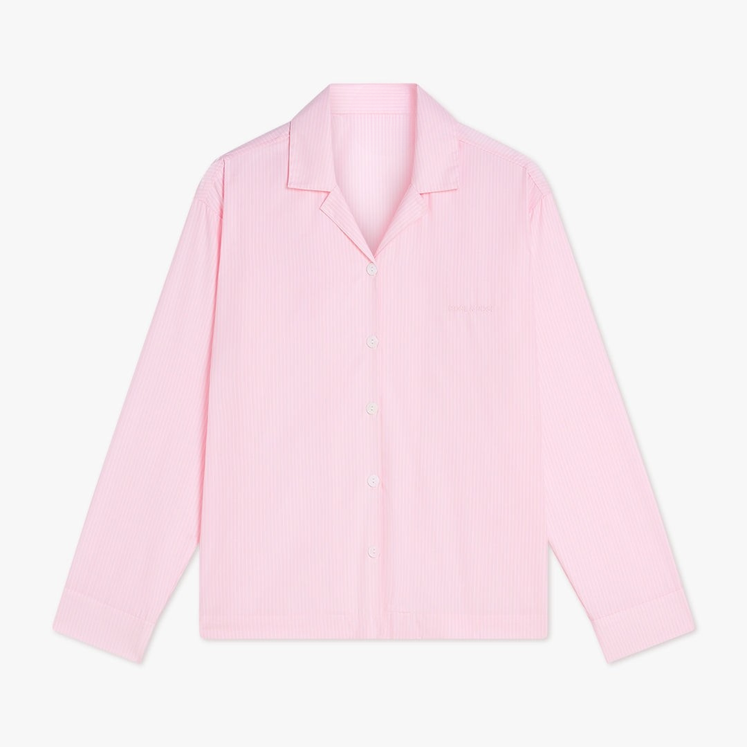 Lange Premium Gestreepte Pyjamatop