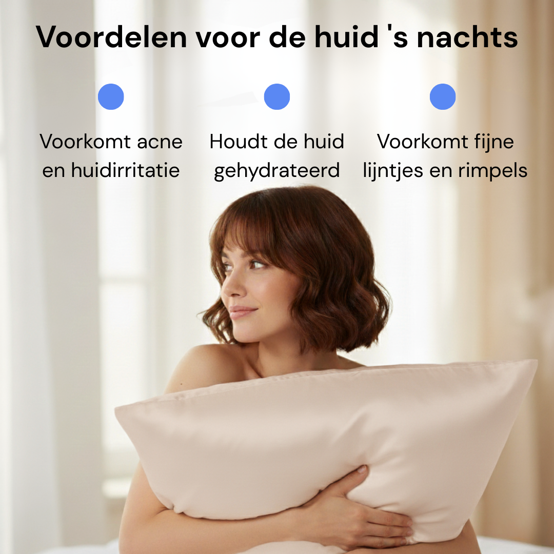 2x Premium Zijden Kussensloop