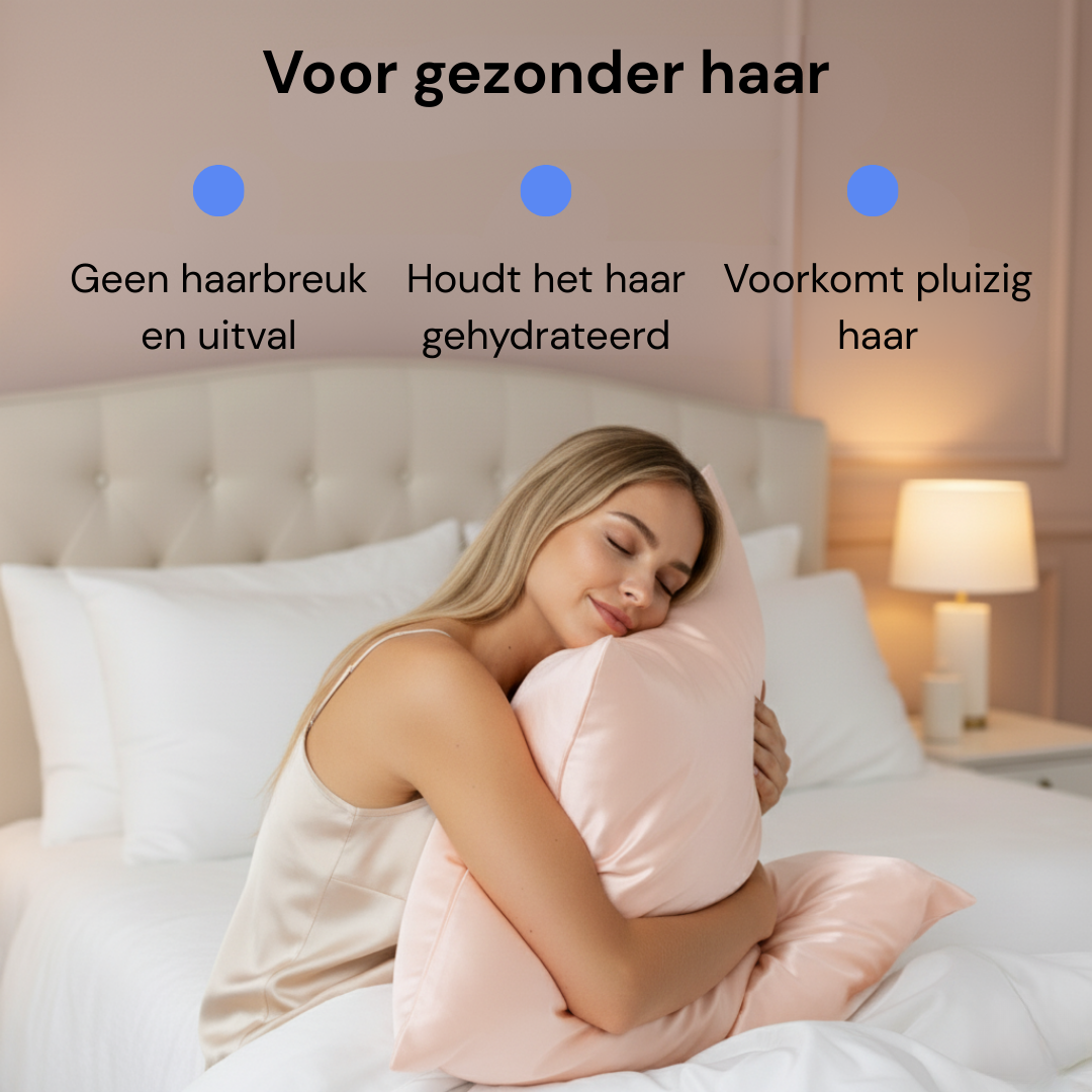 2x Premium Zijden Kussensloop