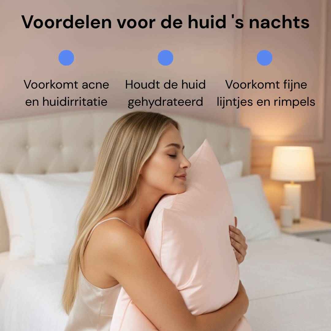 2x Premium Zijden Kussensloop