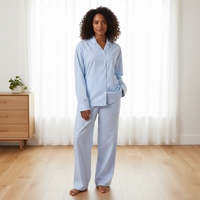 Lange Premium Gestreepte Pyjamabroek