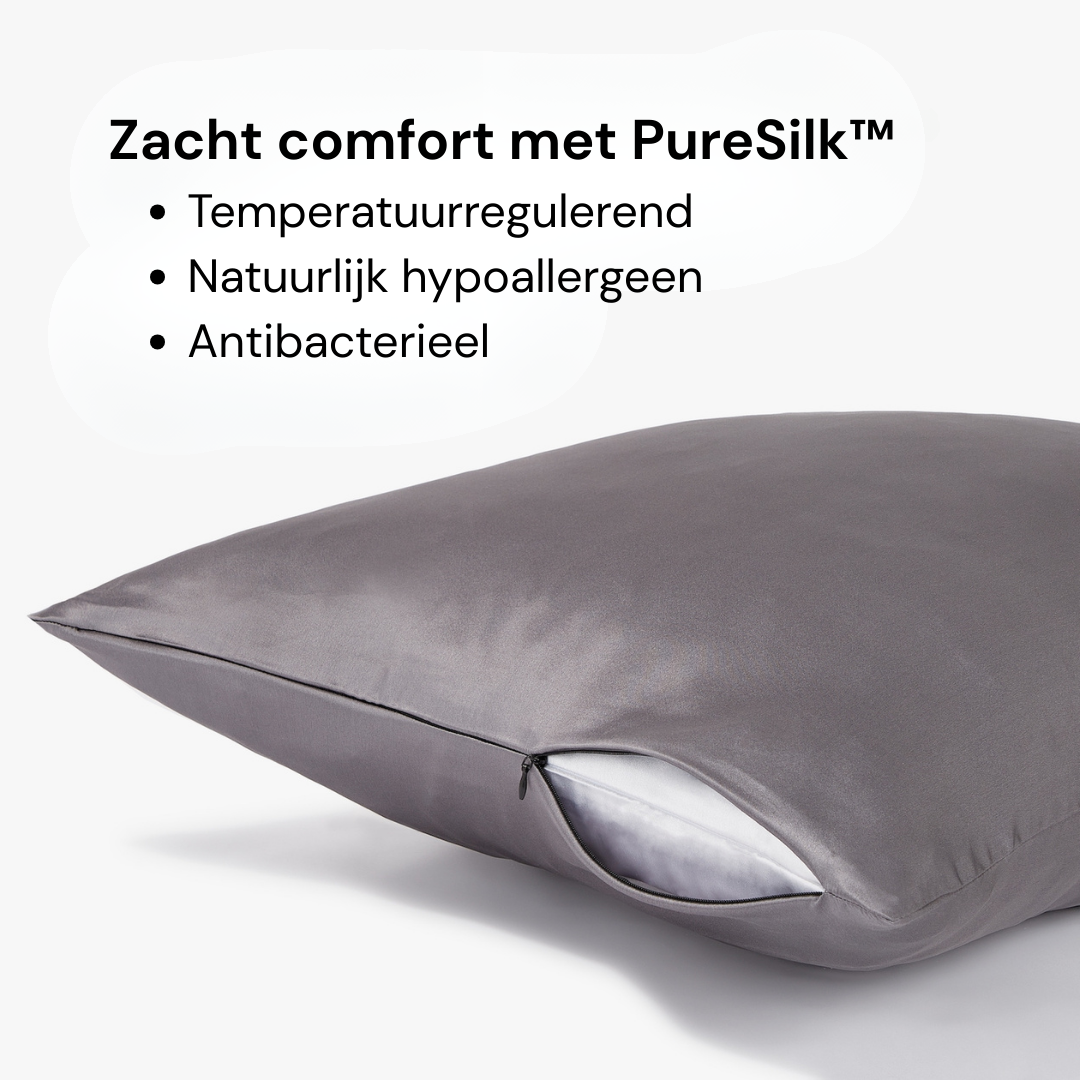 2x Premium Silk Pillowcase