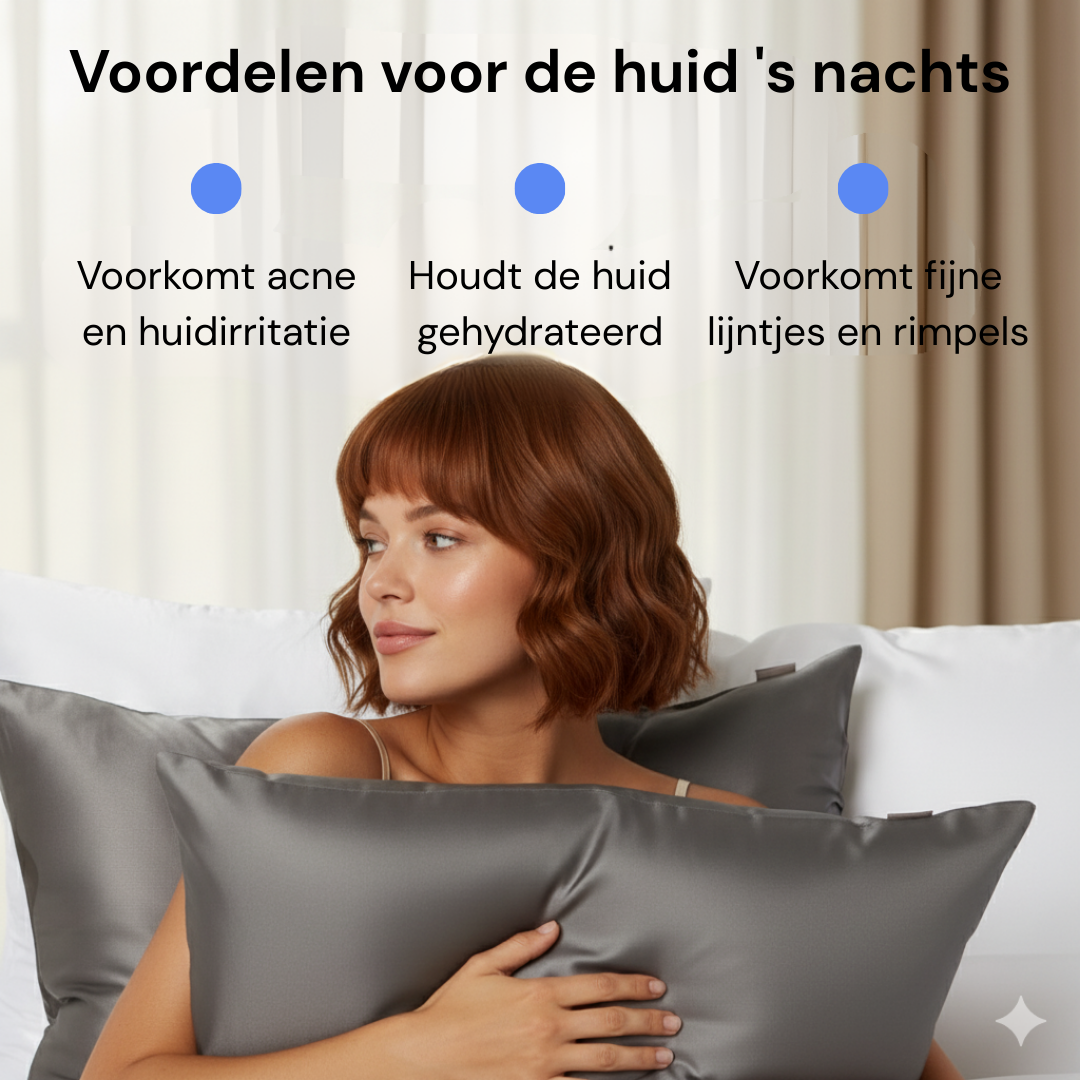 2x Premium Silk Pillowcase