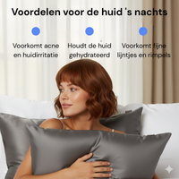 2x Premium Silk Pillowcase