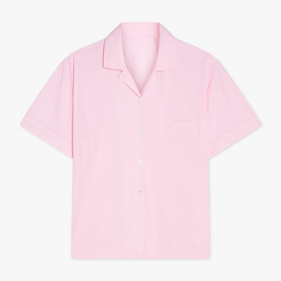 Korte Premium Gestreepte Pyjamatop