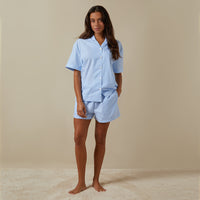 Short Premium Striped PJ Top