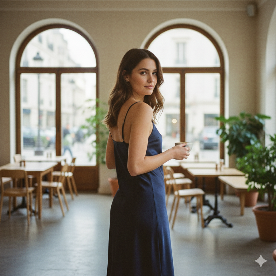 Premium Silk Slip Dress