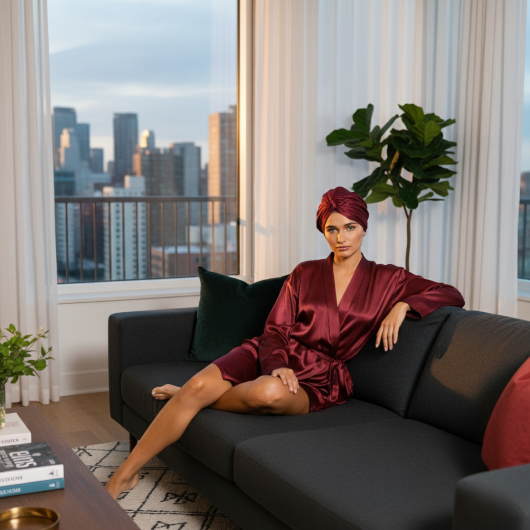 Premium Zijden slaapmuts